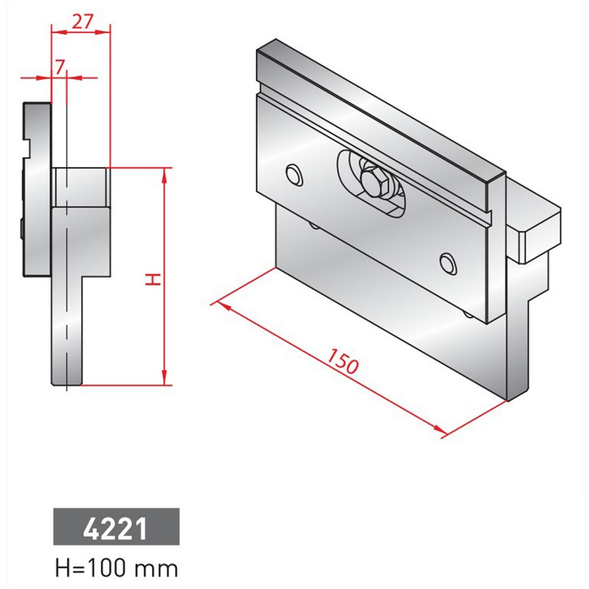 Intermédiaire - N° 4221 Hauteur : 100 mm