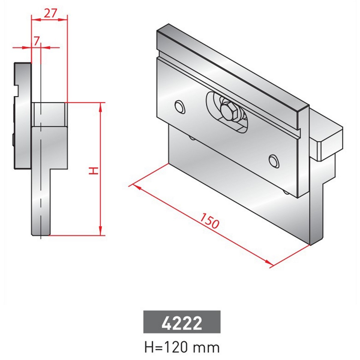 Intermédiaire - N° 4222 Hauteur : 120 mm