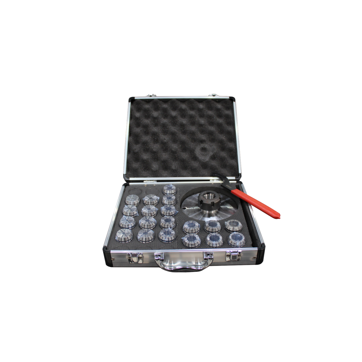 Coffret mandrin de tours ER32 avec ses 19 pinces 