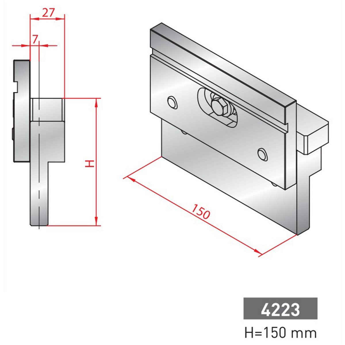 Intermédiaire - N° 4223 Hauteur : 150 mm