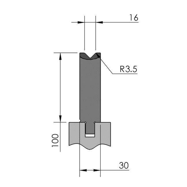 Matrice OZU-345 200 mm