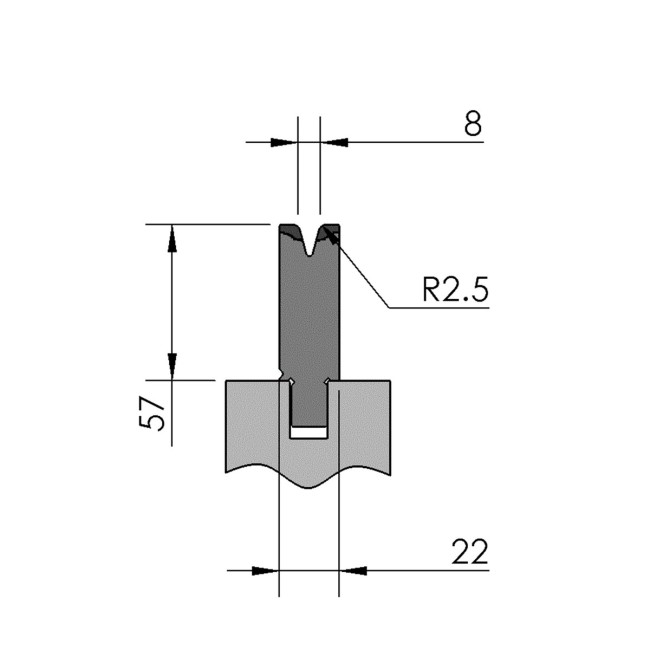 Matrice OZU-401 200 mm