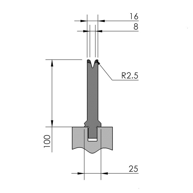 Matrice OZU-351 200 mm