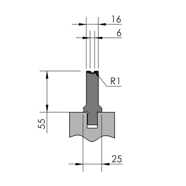 Matrice OZU-041 200 mm