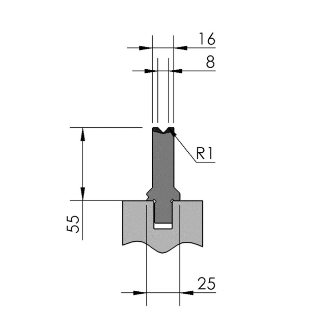 Matrice OZU-010 200 mm