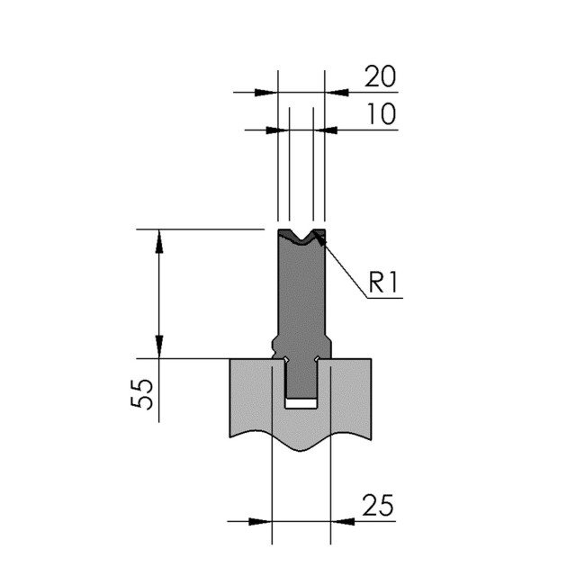 Matrice OZU-022 200 mm