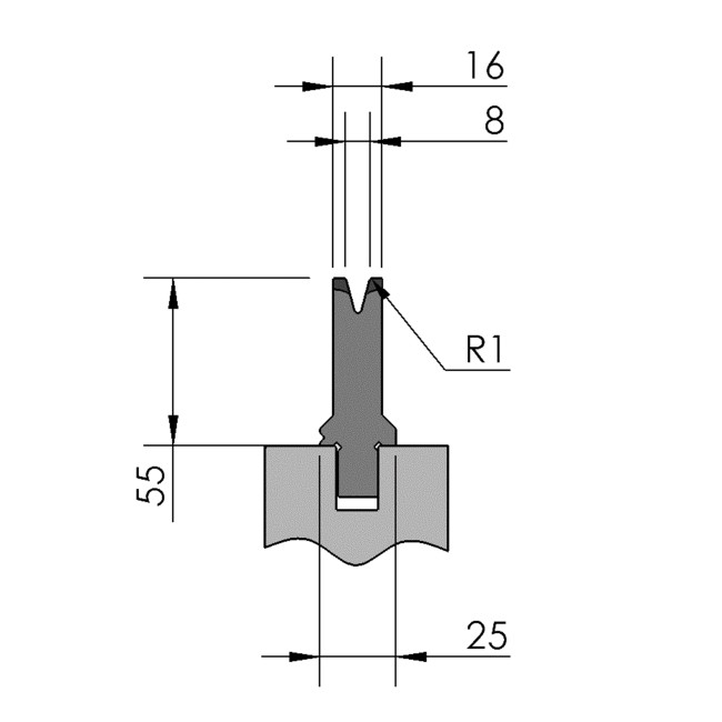 Matrice OZU-051 515 mm