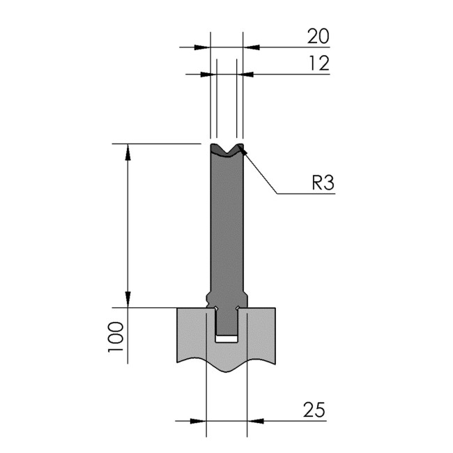 Matrice OZU-344 200 mm