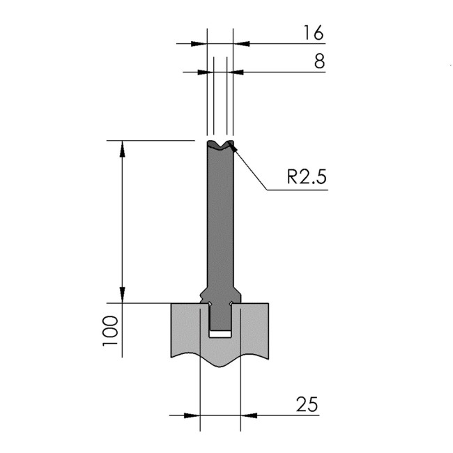 Matrice OZU-342 200 mm