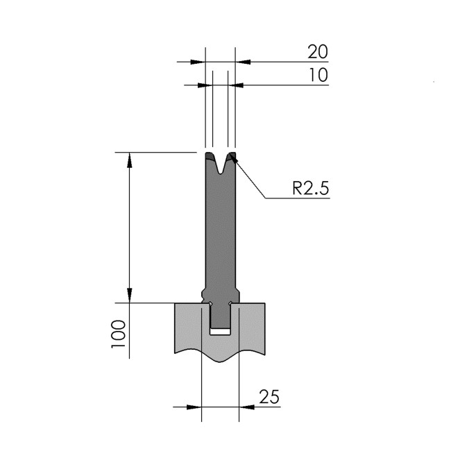 Matrice OZU-362 200 mm