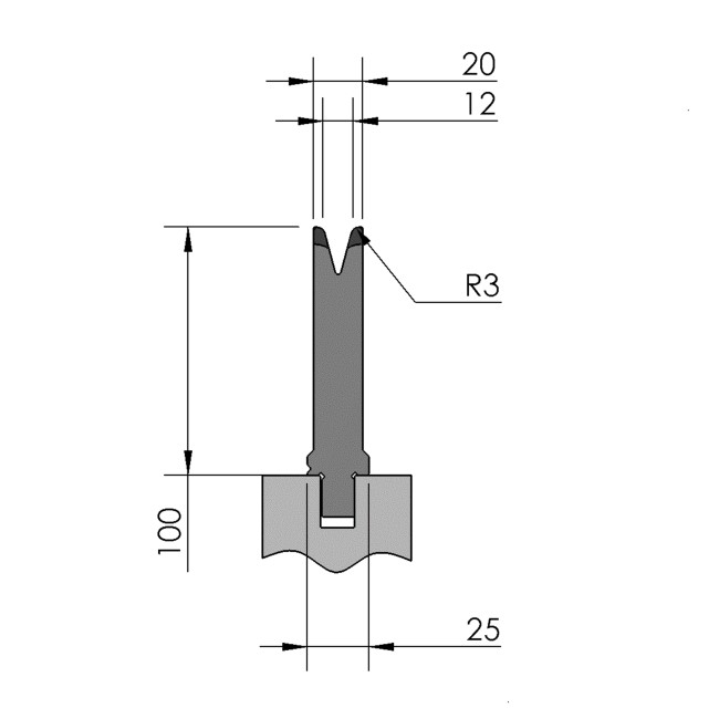 Matrice OZU-352 200 mm