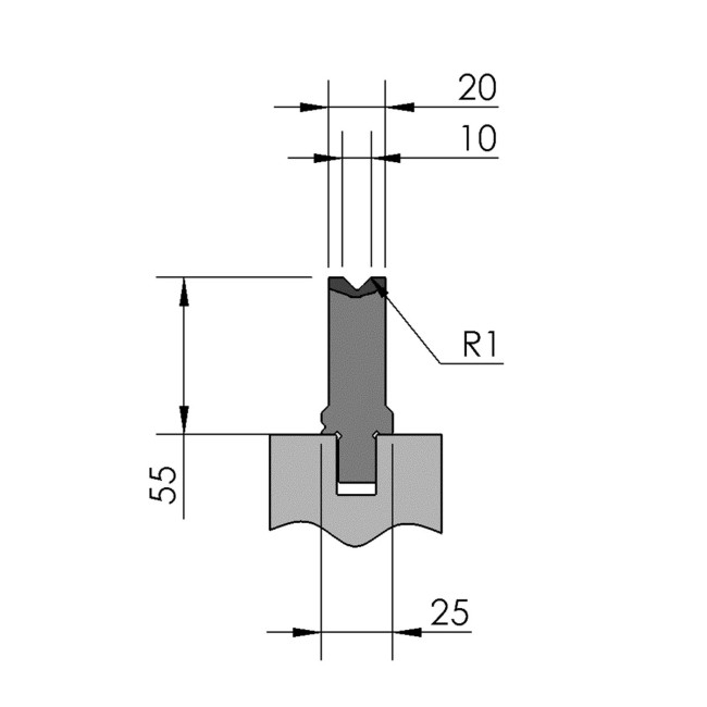 Matrice OZU-043 200 mm