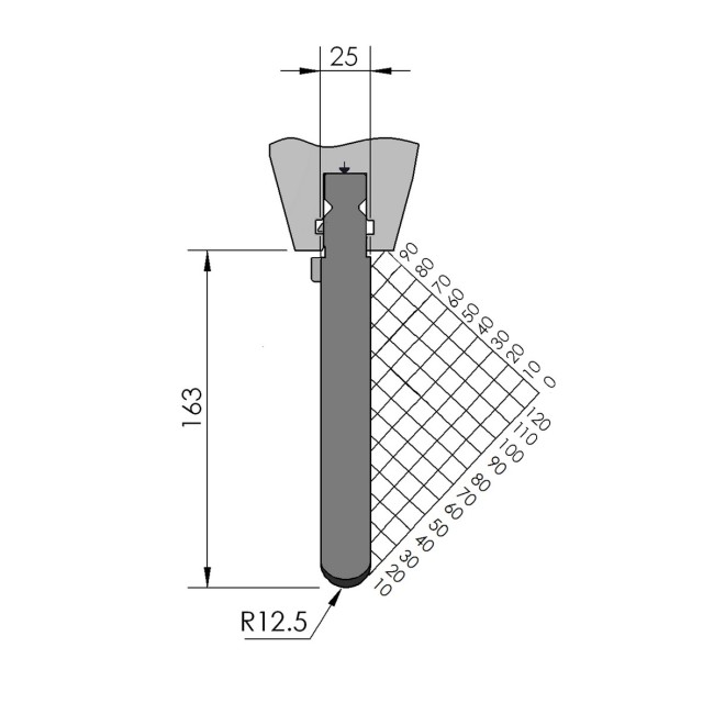 Poinçon BIU-223 515 mm