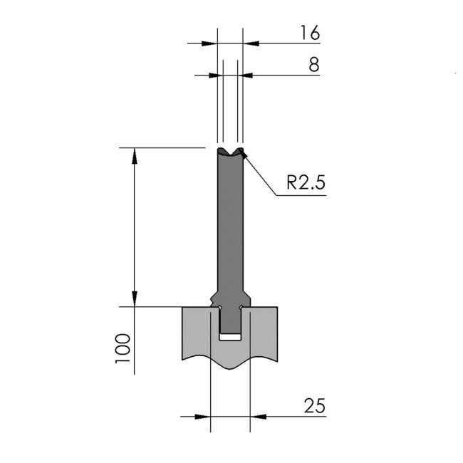 Matrice OZU-310 200 mm