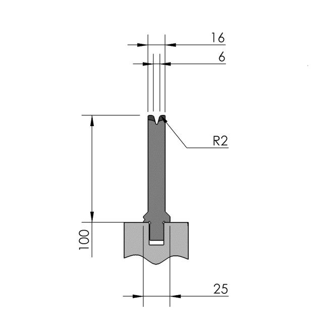 Matrice OZU-361 200 mm