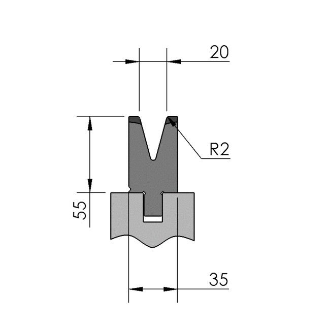 Matrice OZU-063 200 mm