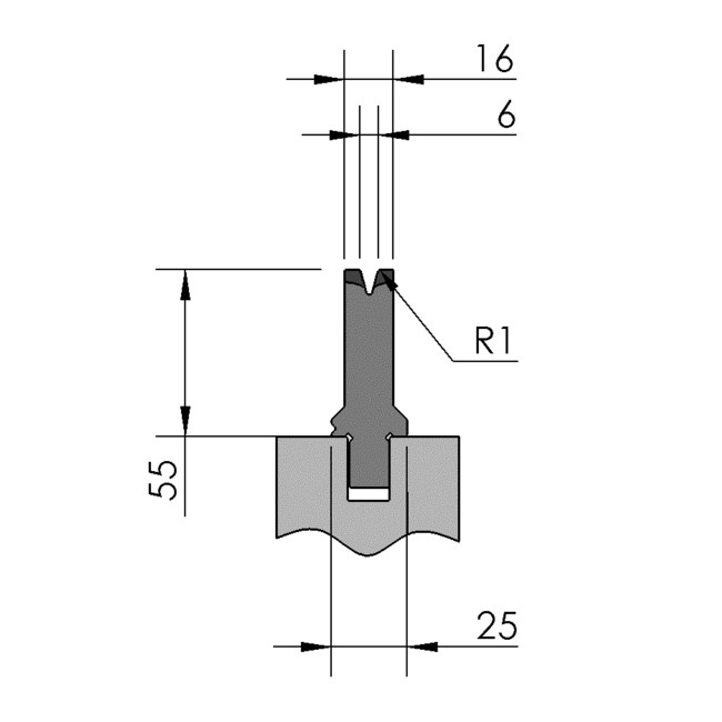 Matrice OZU-061 200 mm