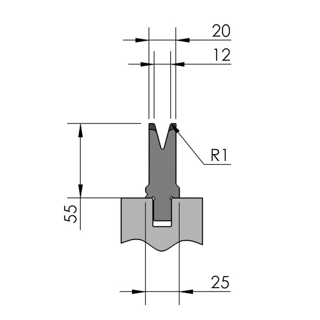 Matrice OZU-052 200 mm