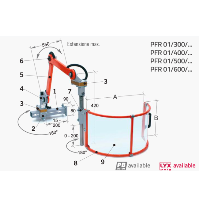 Carter de broche de fraiseuse Tecno Piu PFR 01/300