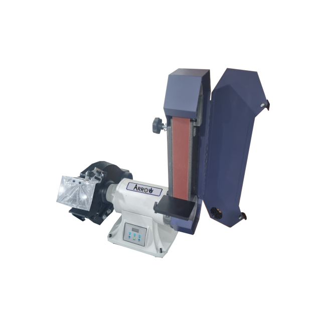 Touret à meuler + bande orientable