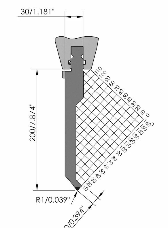Poinçon type WILA BIU-032/1 Lg 515