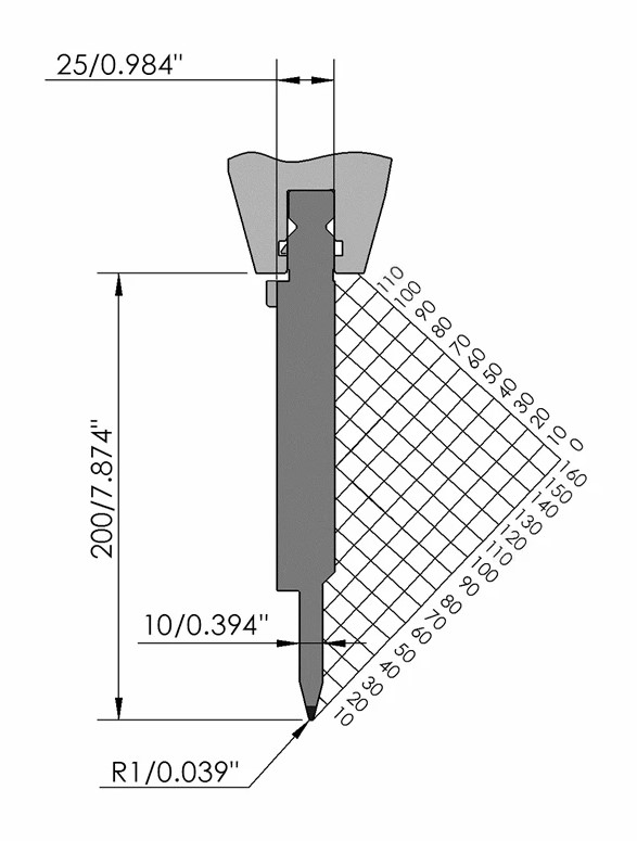 Poinçon type WILA BIU-053/1 Lg 515