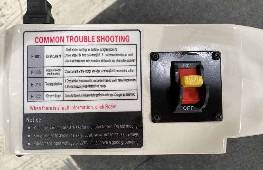 Bras de taraudage électrique ARROW BTE16V