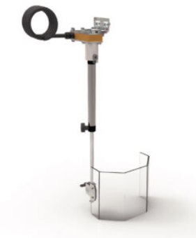 Protecteur de sécurité pour perceuses - avec système de bras télescopique Bouclier Ø 230 h 180 mm.  - avec micro-interrupteur de sécurité