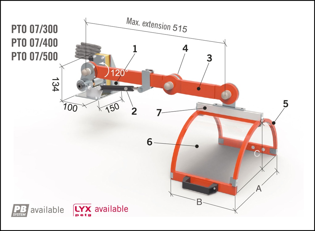 Protecteur de sécurité pour mandrin de tour à ouverture verticale - avec écran en acier et antichoc - matériau plastique transparent résistant à l'huile Écran Ø 400 H 235 mm.  - avec micro-interrupteur de sécurité