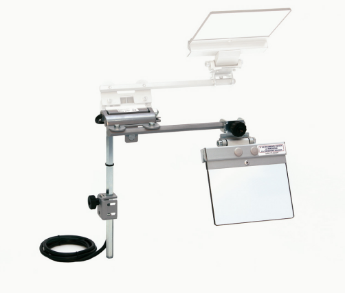 Protecteur de sécurité pour touret - avec écran à ouverture verticale Écran L 160 H 145 mm.  - avec micro-interrupteur de sécurité