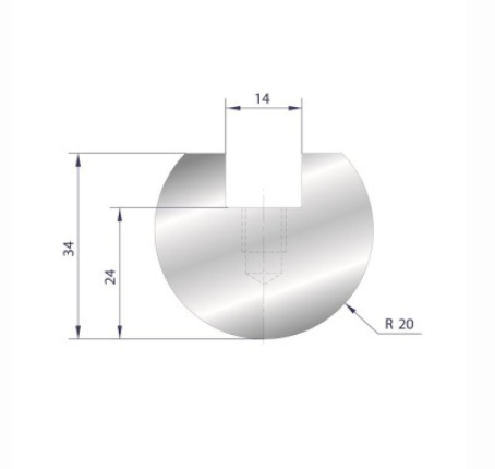 Poinçon type Amada neuf Arrow référence 1040 Lg 835