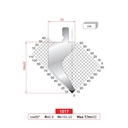 Poinçon type Amada neuf Arrow référence 1017 Lg 805 Fractionné