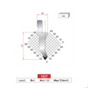 Poinçon type Amada neuf Arrow référence 1027 Lg 805 Fractionné