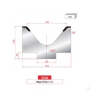 Matrice 1V type AMADA ARROW N°2026 Lg 805 Fractionné