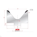 Matrice 1V type AMADA ARROW N°2027 Lg 805 Fractionné