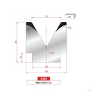 Matrice 1V type AMADA neuve ARROW référence 2083 Lg 805 Fractionné