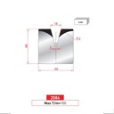 Matrice 1V type AMADA ARROW N°2086 Lg 805 Fractionné