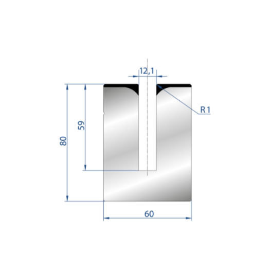Matrice à pli écrasé neuve type WILA neuve ARROW référence 3178 Lg 415