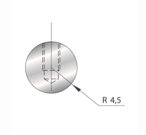 Outil à rayonner neuf ARROW référence 1183 Lg 835