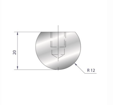 Outil à rayonner ARROW N°1106 Lg 415