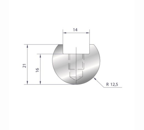 Outil à rayonner AMADA N°1107 Lg 415
