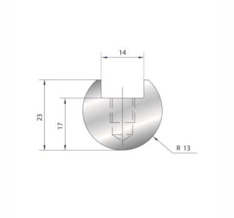 Outil à rayonner ARROW N°1108 Lg 415