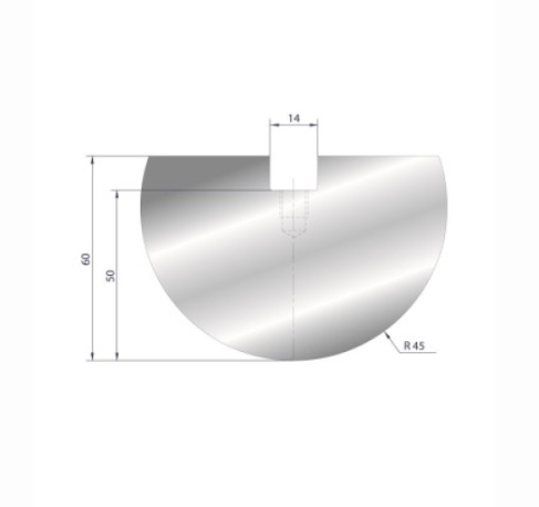 Outil à rayonner AMADA N°1117 Lg 415
