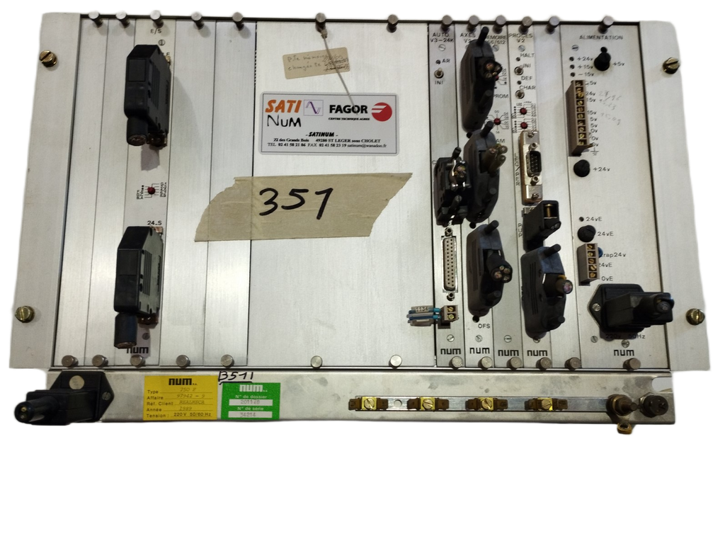 Rack de cartes NUM