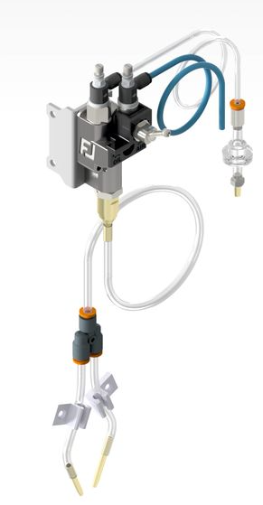 Système de micropulvérisation air-huile LTG.01B02 – 2 buses