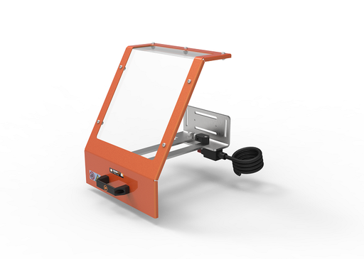 [2NMTOU_PTO17_450] Protection pour tour du chariot - à installer sur le chariot longitudinal ou sur la protection arrière Protection à ouverture pivotante avec n. 2 bras rotatifs de support et de protection en acier L.400 H.400 mm.  Avec micro-interrupteur de sécurité