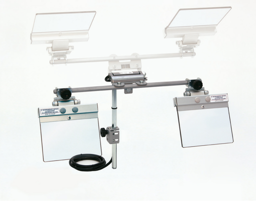 [2NTTOU_PMA11_216] Protecteur de sécurité pour touret - avec double écran à ouverture verticale Écran L 200 H 185 mm.  - avec micro-interrupteur de sécurité