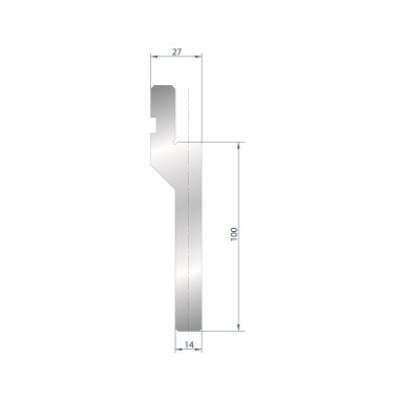 [2NTPLI_EUROSTAMP1096_1] Porte outils à rayonner AMADA N°1096 Lg 410