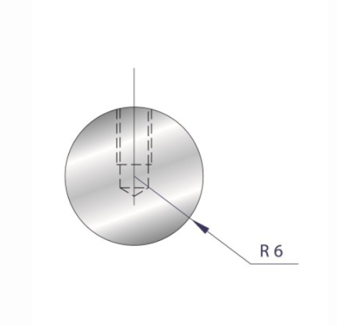 [2NTPLI_EUROSTAMP1186_1] Outil à rayonner ARROW N°1186 Lg 415