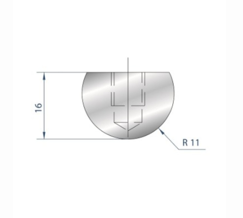 [2NTPLI_EUROSTAMP1104_1] Outil à rayonner AMADA N°1104 Lg 415